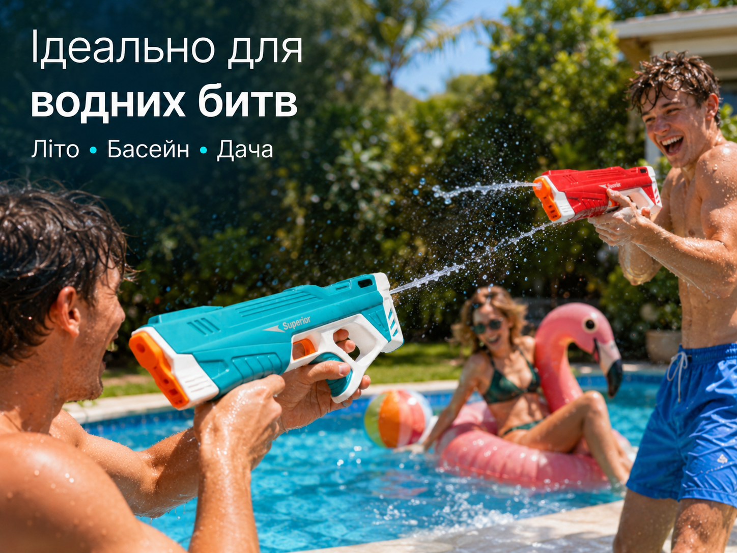 Водяний бластер для літніх ігор